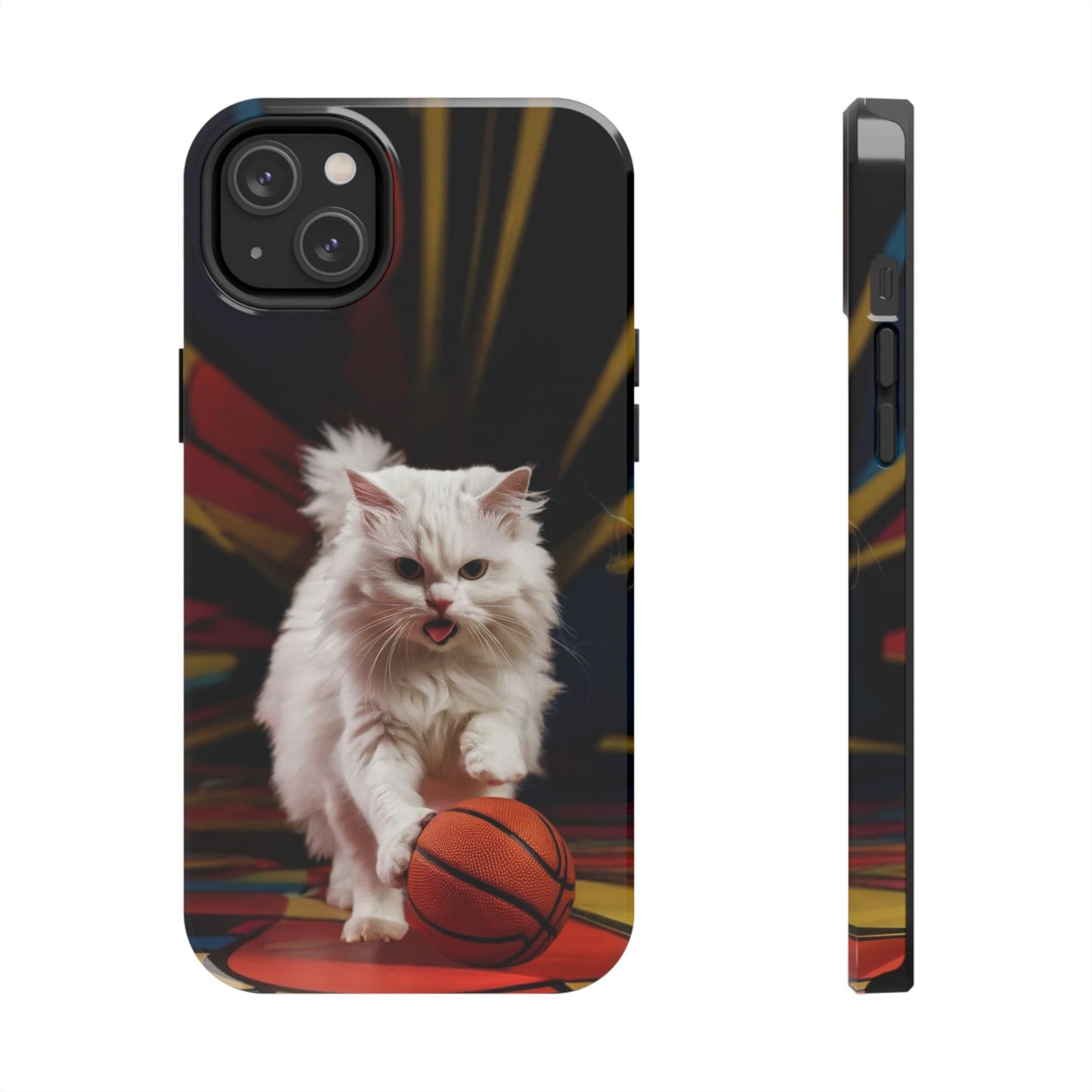 Alley-Oop Meow Wireless Charging Support Tough Case.