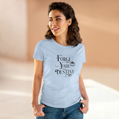 Forge Your Destiny Book Lovers  Cotton Women T-Shirt