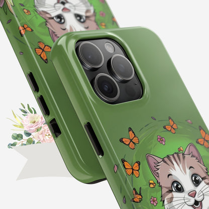 Green Mewsic Wireless Charging Support Tough Case