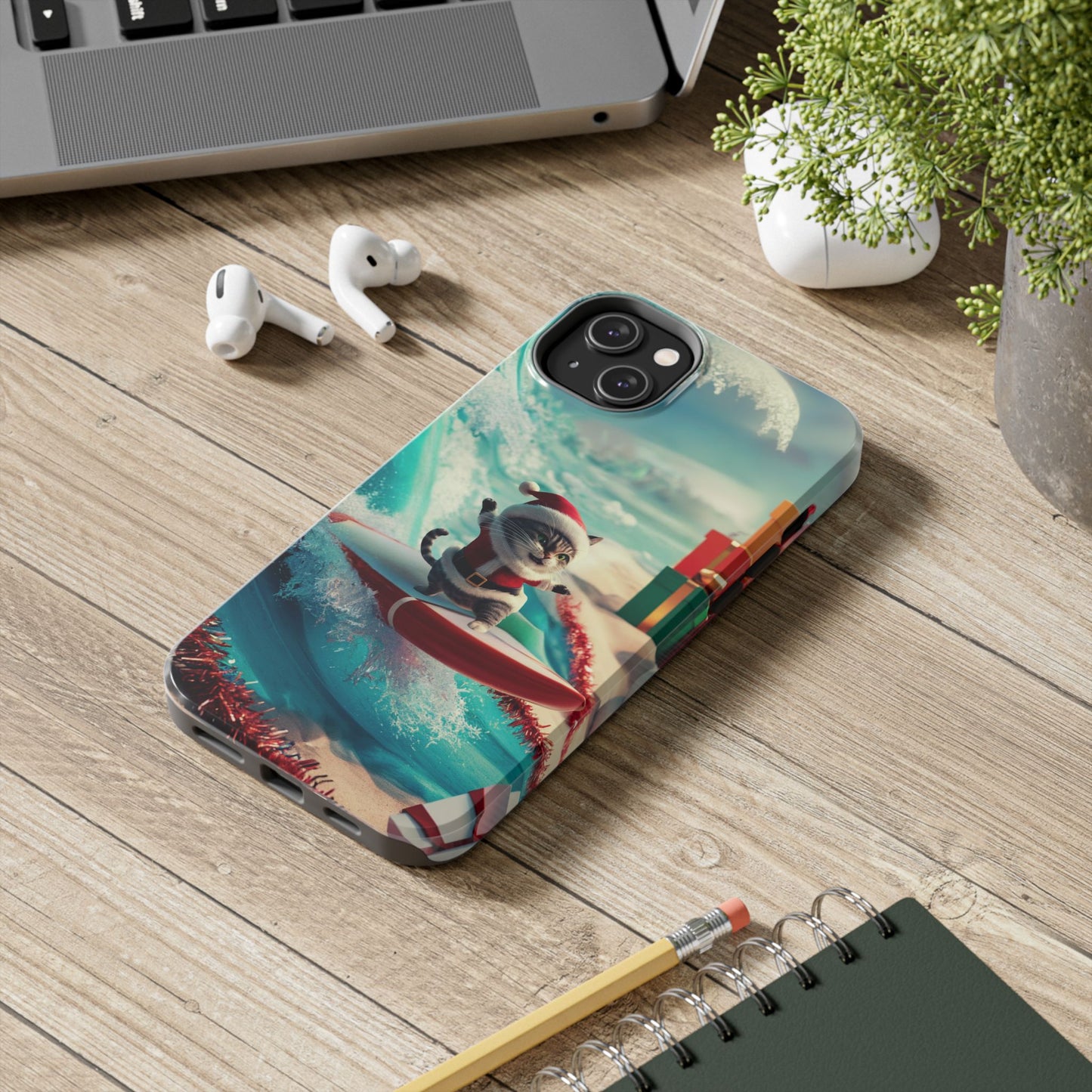 Meow Magic Wireless Charging Support Tough Case.