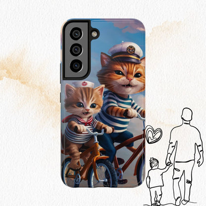 Nine Lives Wireless Charging Support Tough Case