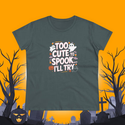 Spooky Delights Women Cotton Tshirt