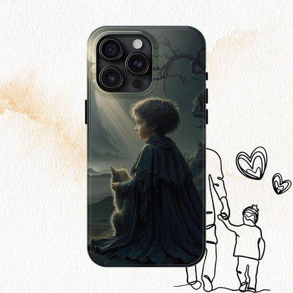 Meowtime Mate Wireless Charging Support Tough Case.