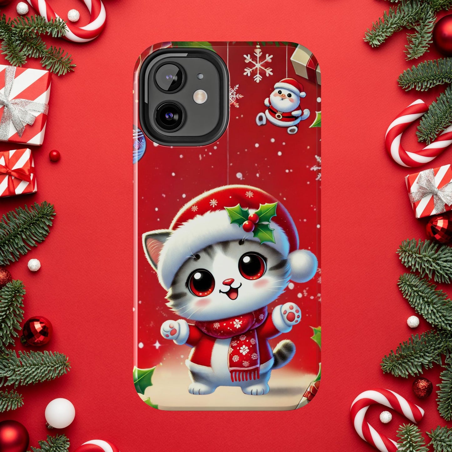 Purrfect Wishes Wireless Charging Support Tough Case