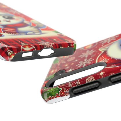 Merry Meows Wireless Charging Support Tough Case