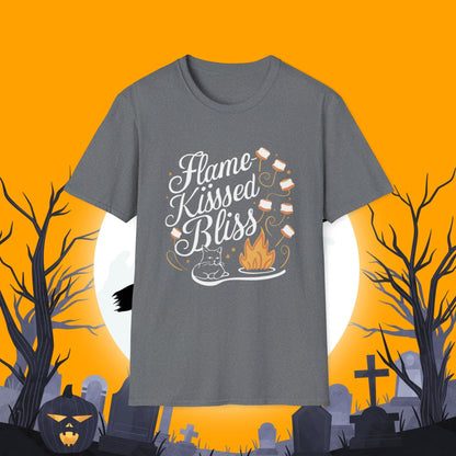 Flame Kiss Bliss Cotton Men Tshirt