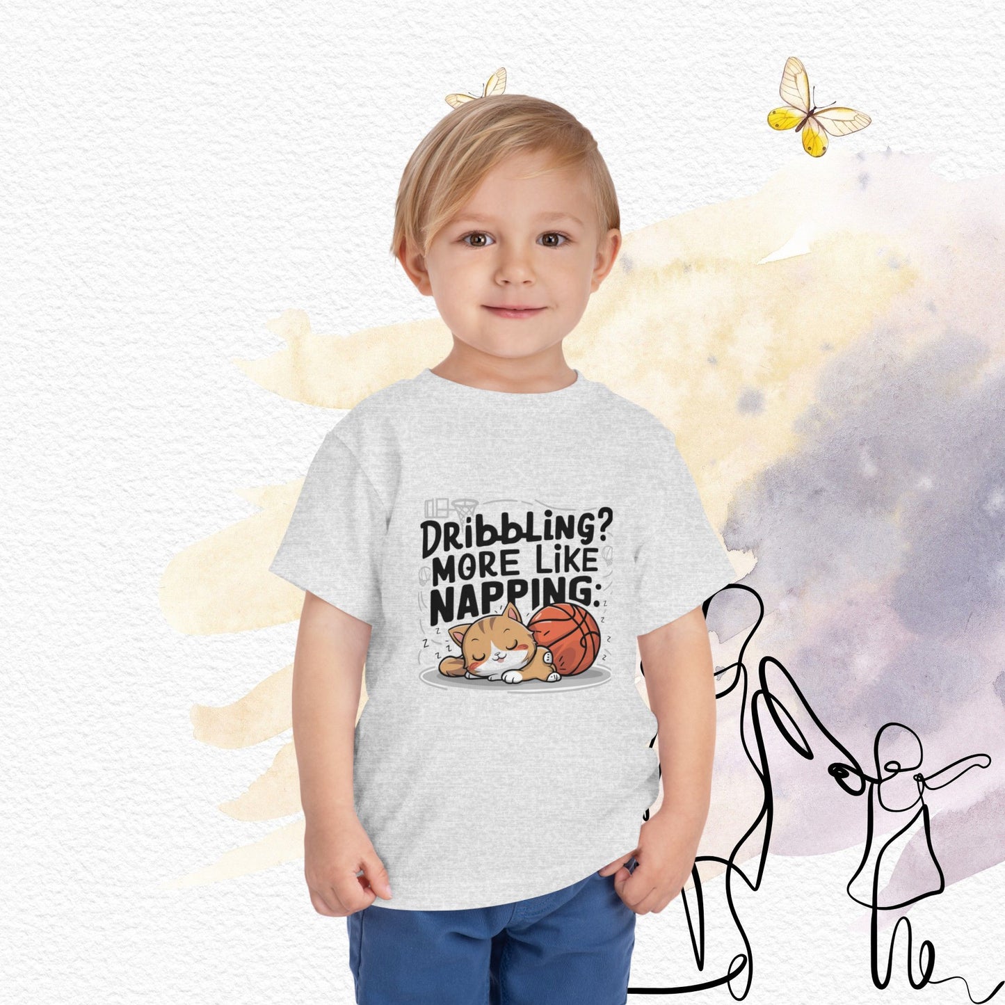 Dribbling More Like Napping Toddler Cotton T-Shirt