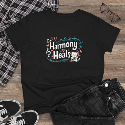Harmony Heal Women Cotton Tshirt