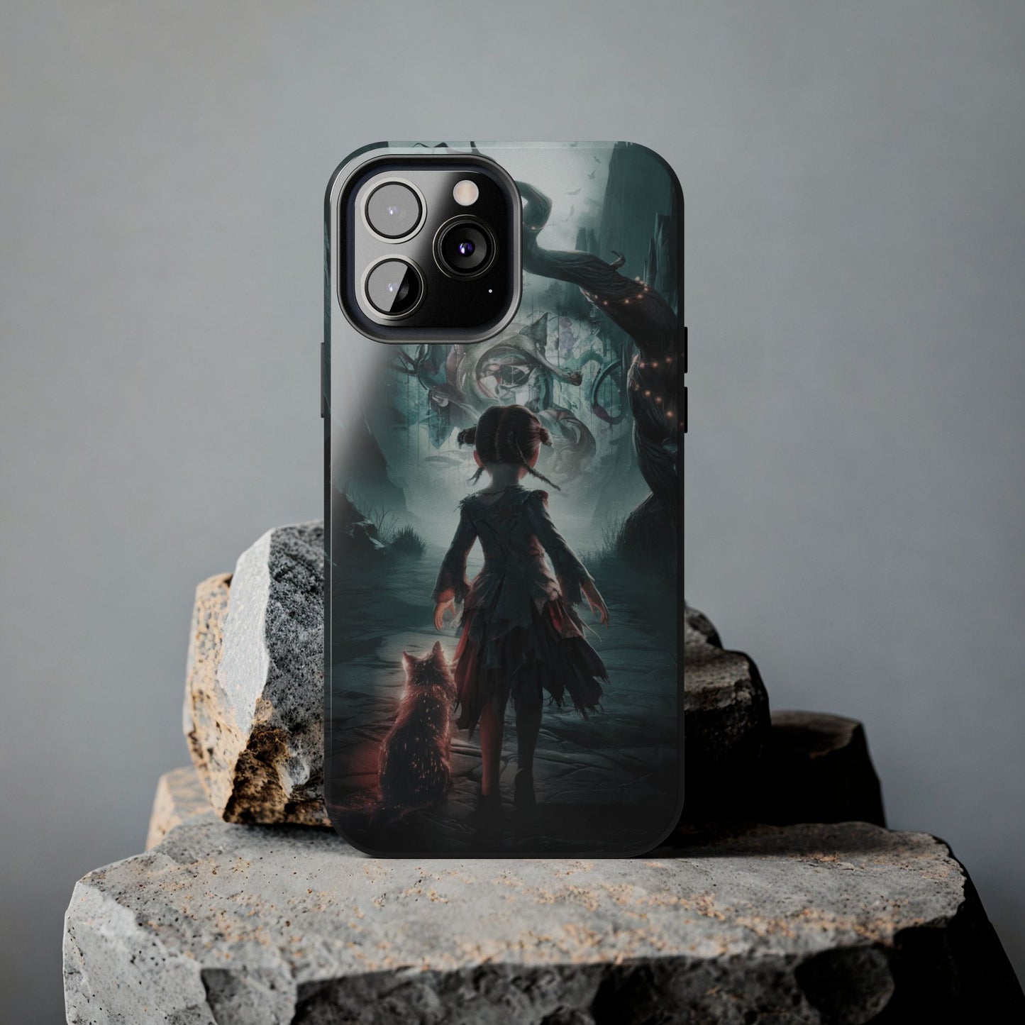 Feline Festivities Wireless Charging Support Tough Case.