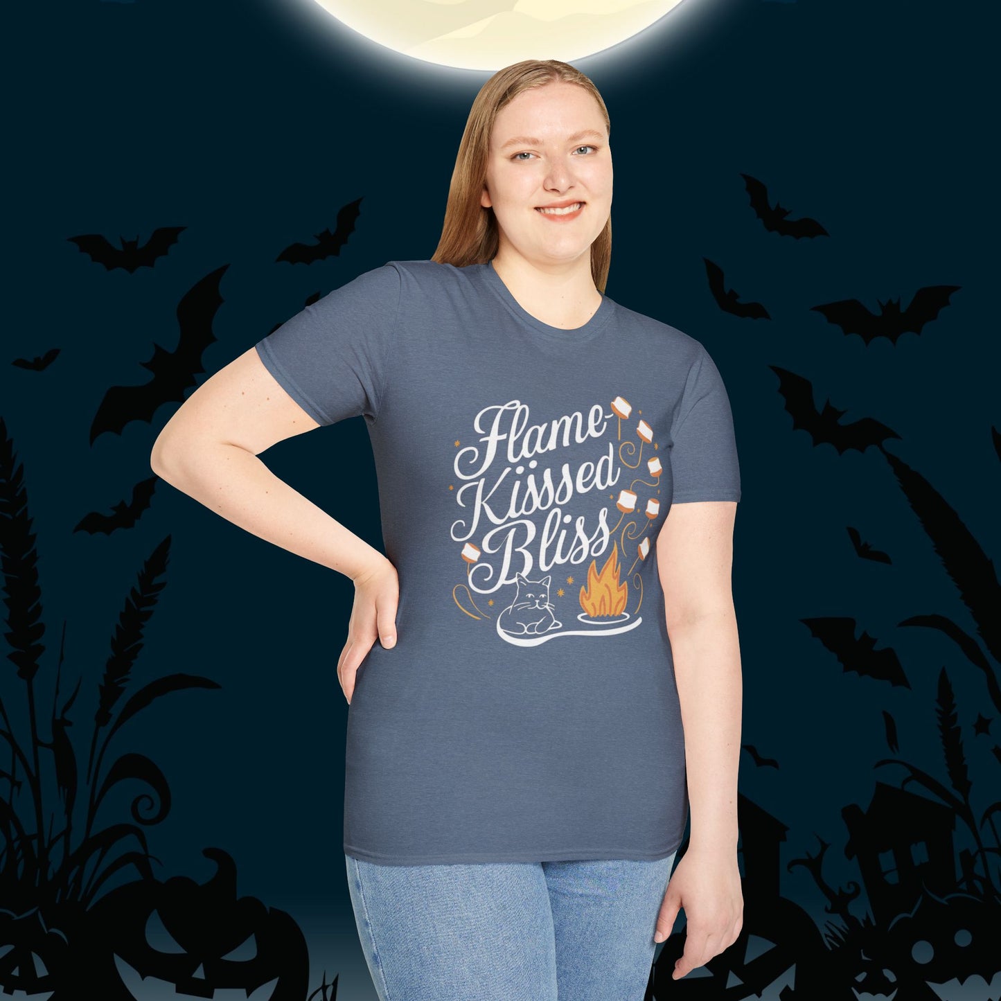 Flame Kiss Bliss Cotton Tee