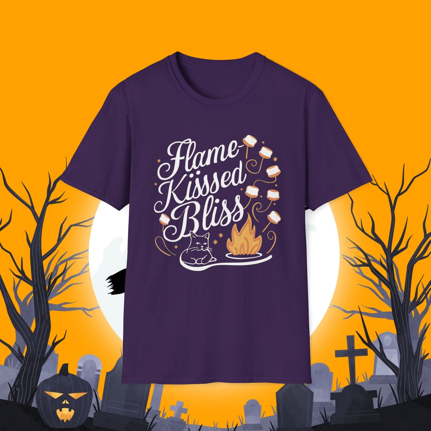 Flame Kiss Bliss Cotton Tee