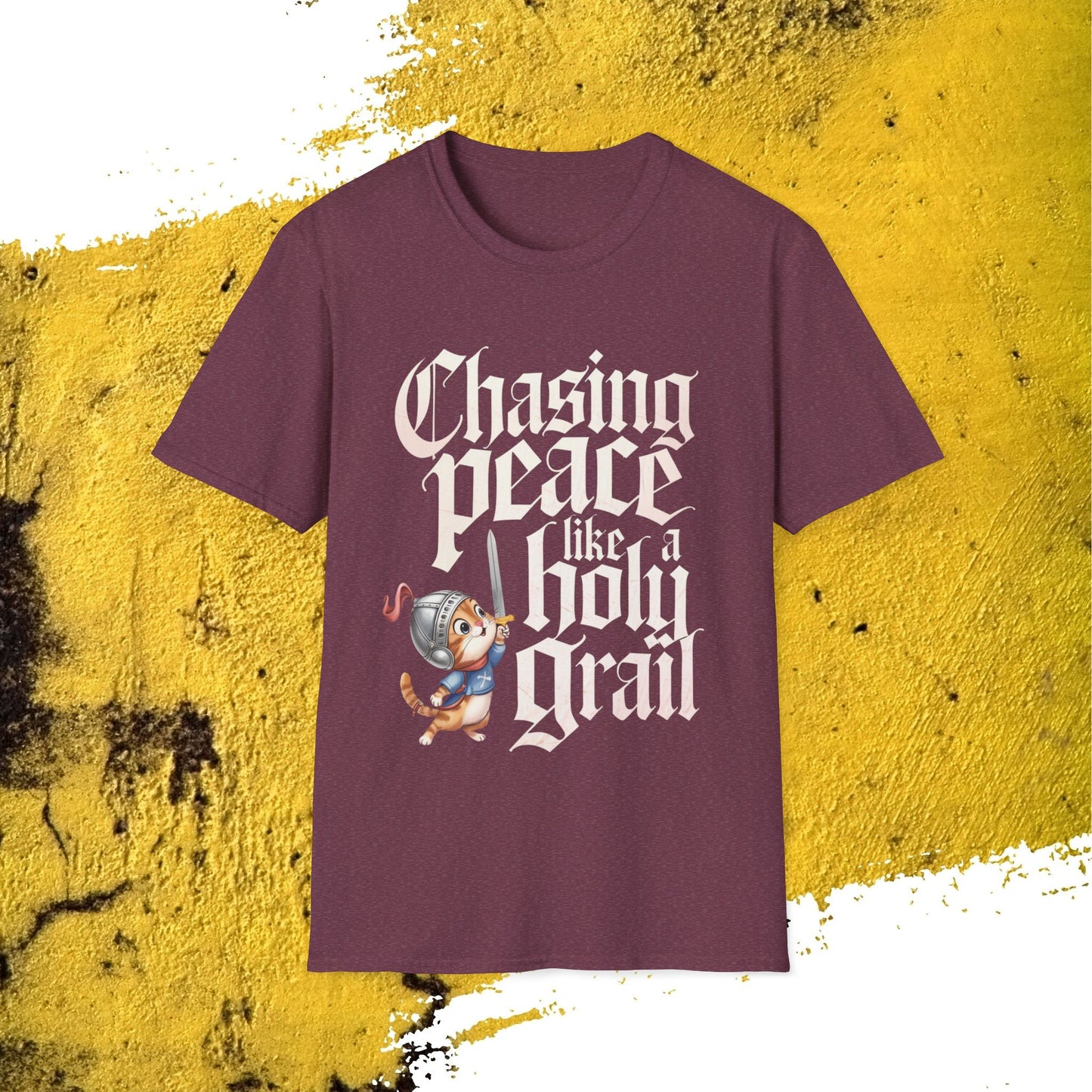 Chasing Peace Like Holy Grail Cotton Tee