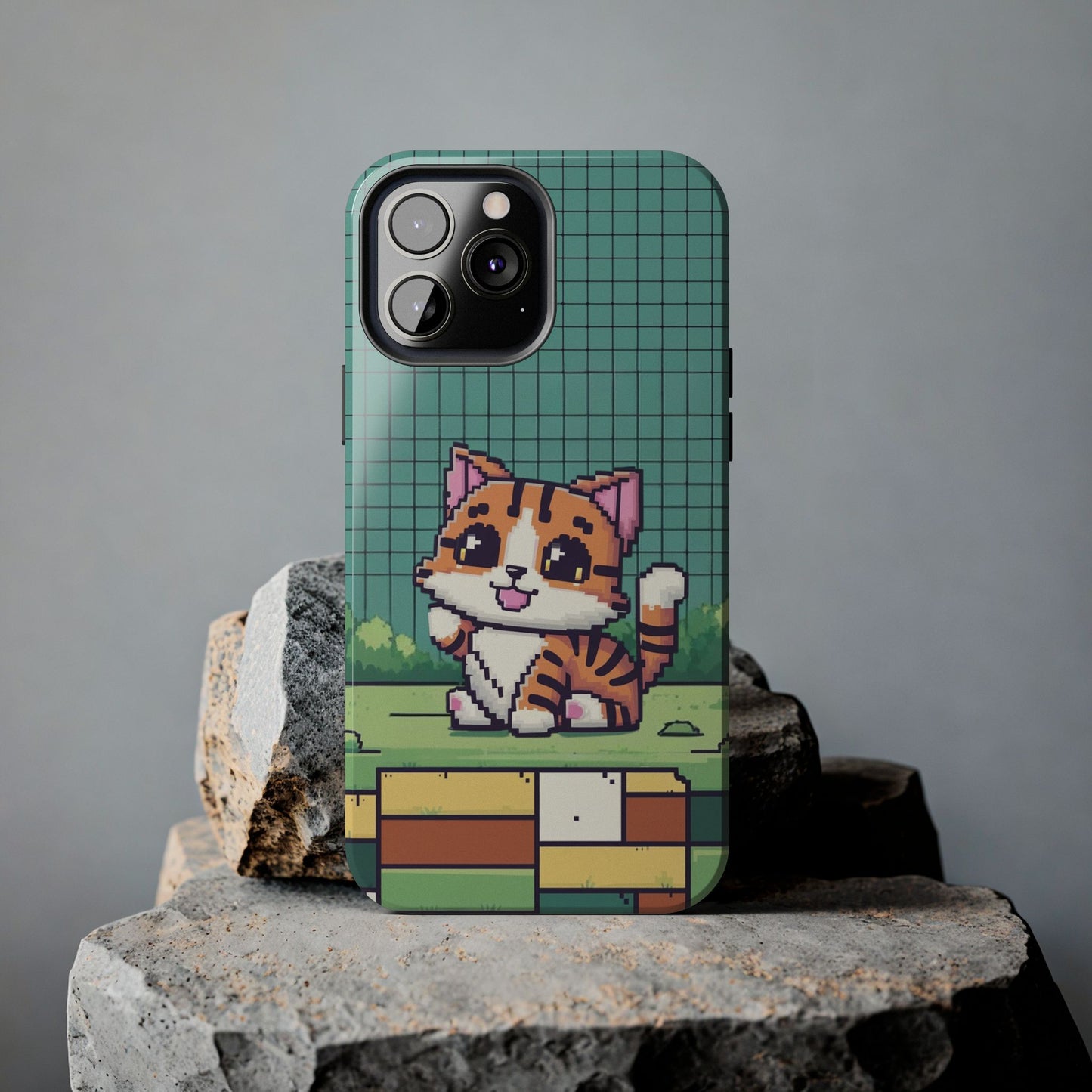 Meowmarabilia Wireless Charging Support Tough Case.