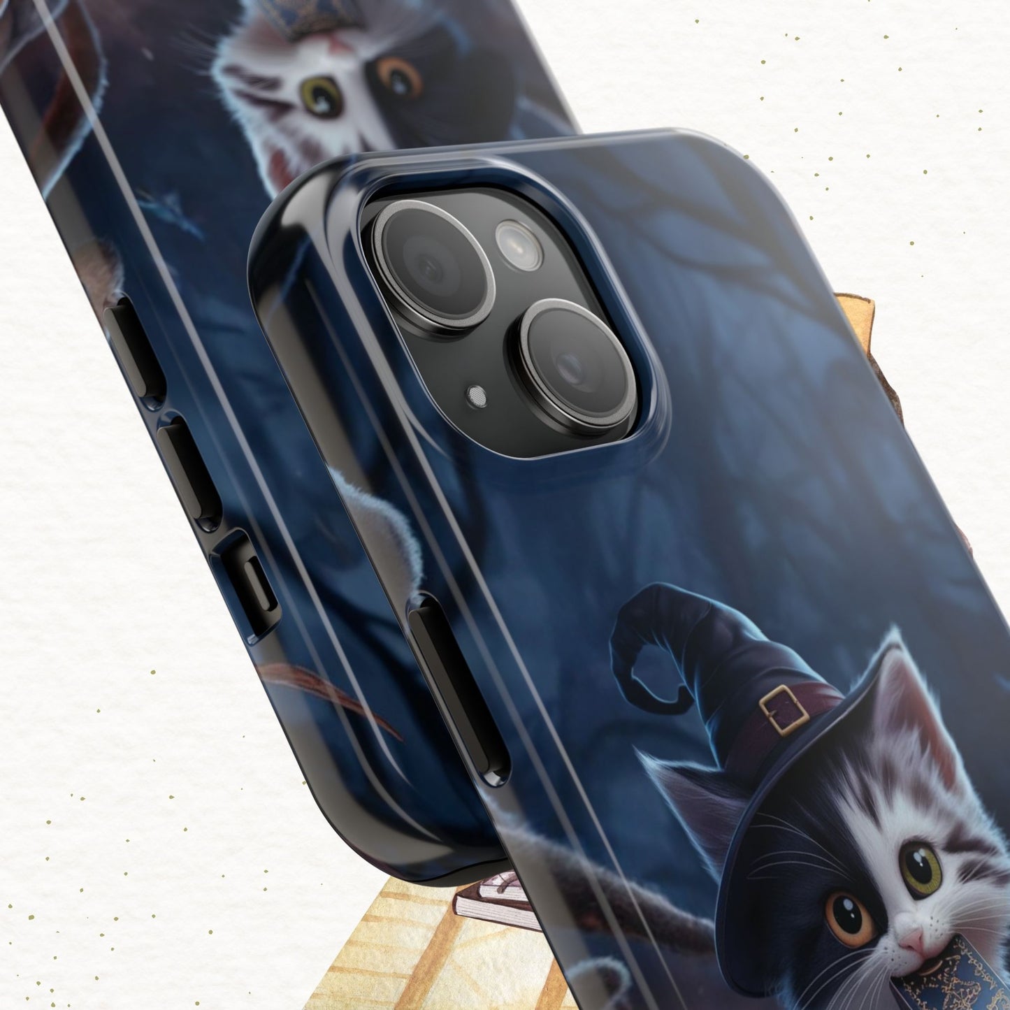 Chrono Catnap Wireless Charging Support Tough Case