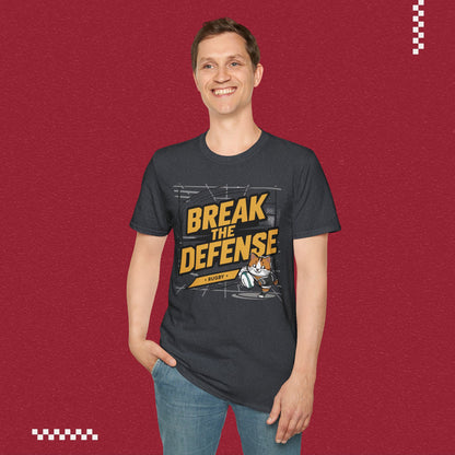 Break The Defence Crew Neck Cotton Men Tshirt