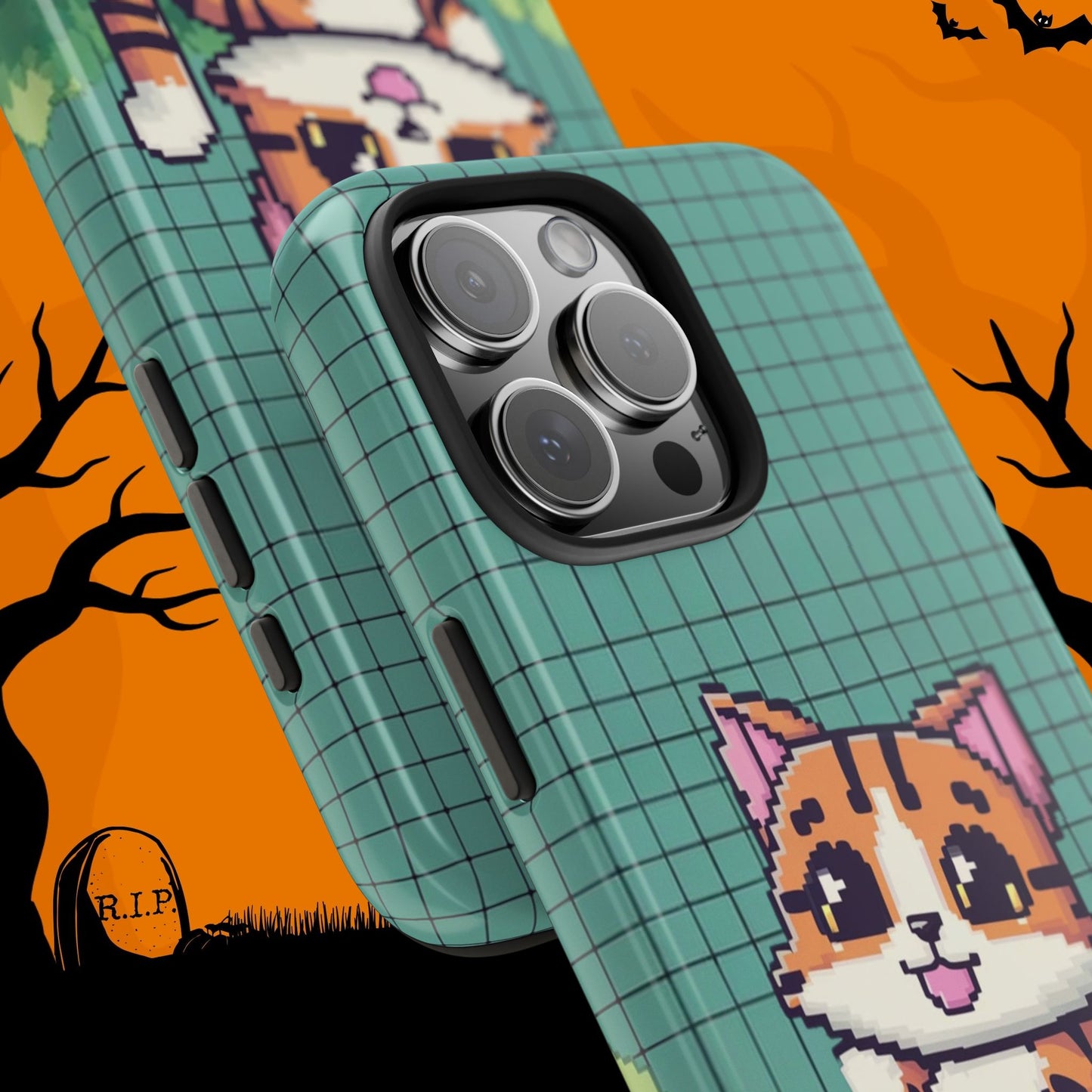 Meowmarabilia Wireless Charging Support Tough Case.
