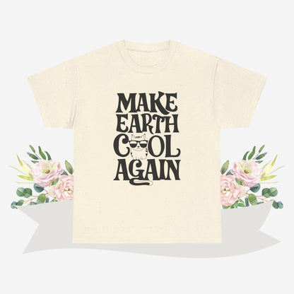 Make Earth Cool Again Cotton Tshirt