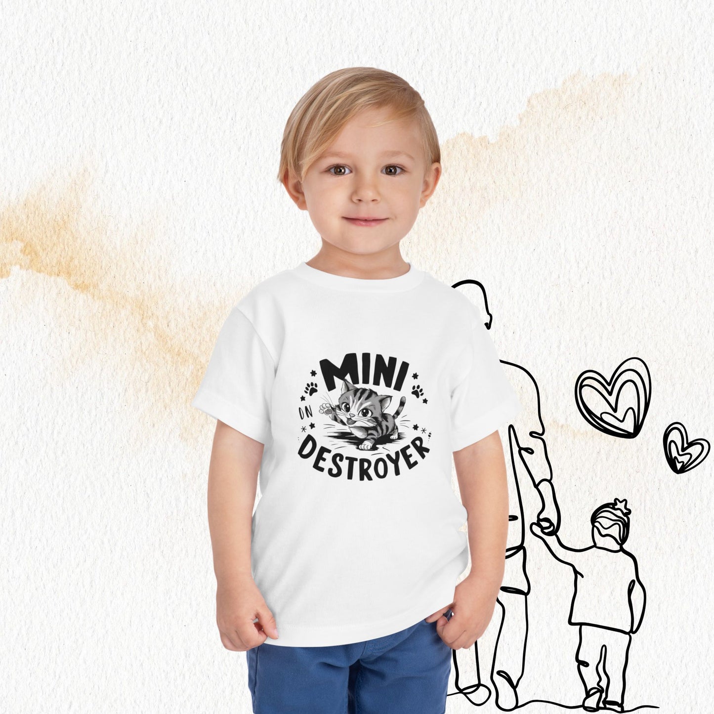 Mini Destroyer Toddler Cotton T-Shirt