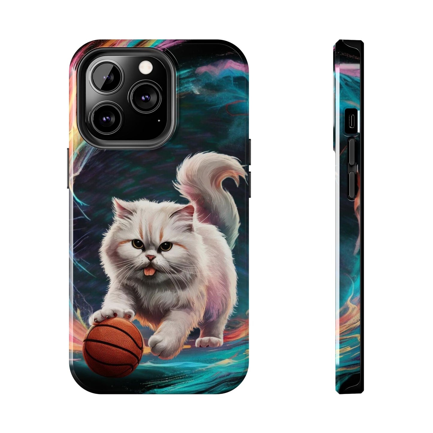 Meowble Dribble Wireless Charging Support Tough Case.