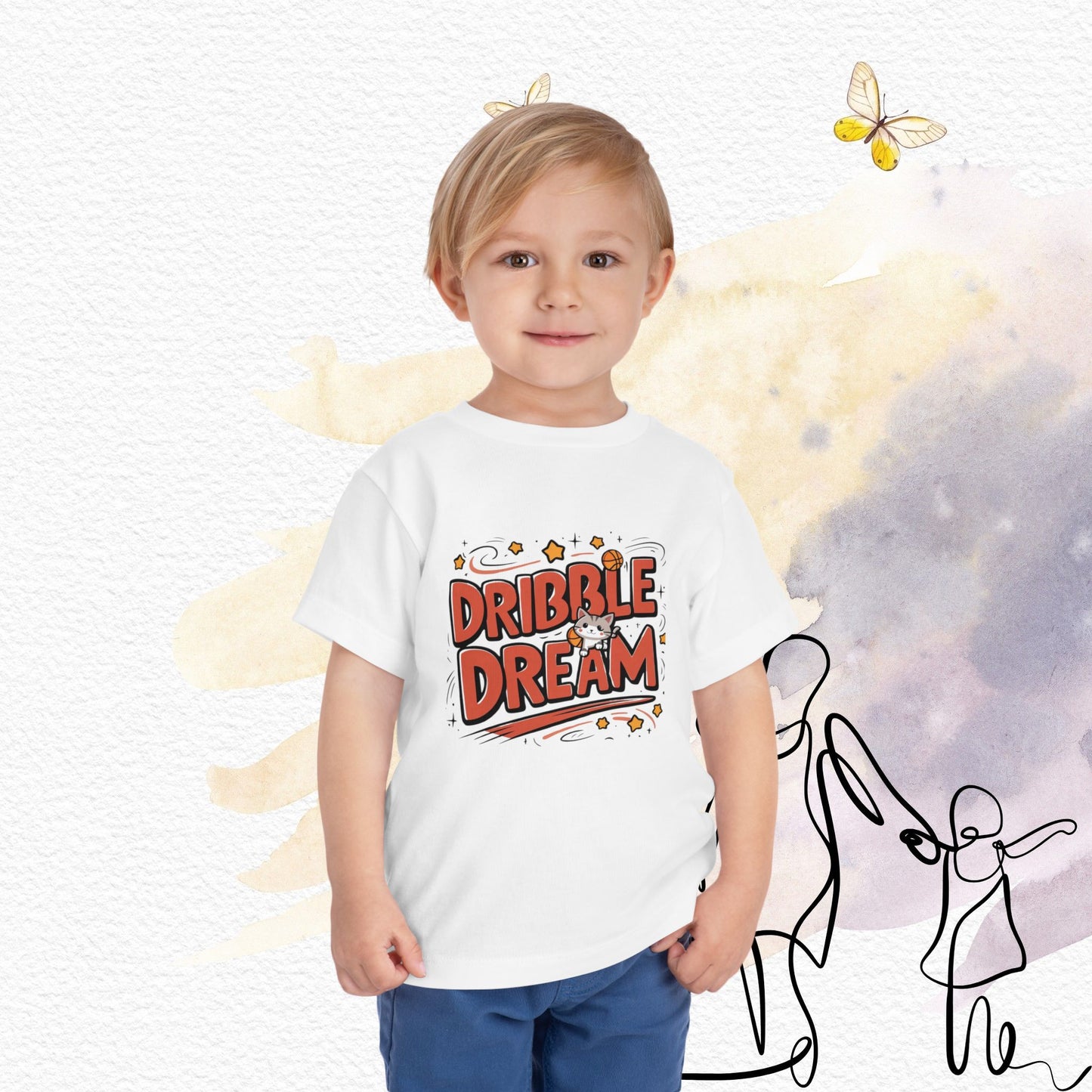 Dribble Dream Toddler Cotton T-Shirt