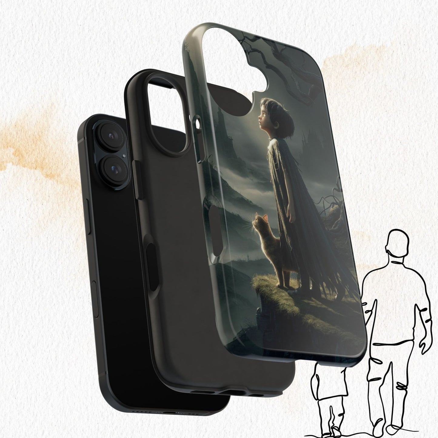 Mini Me Shield Wireless Charging Support Tough Case