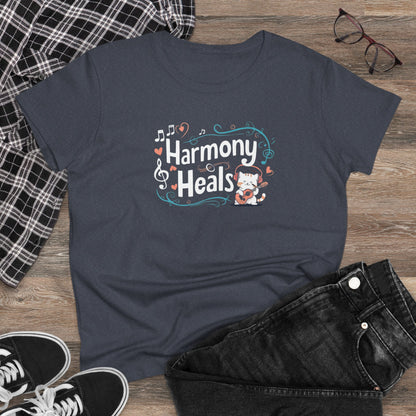 Harmony Heal Women Cotton Tshirt