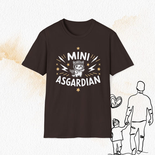 Mini Asgardian Cotton Crew Neck Men Tshirt