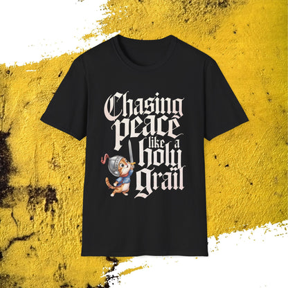 Chasing Peace Like Holy Grail Cotton Tee