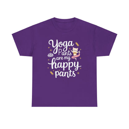 Yoga Pant Are Happy Pant Cotton T-Shirt