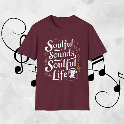 Soulful Sound Soulful Life Cotton Men Tshirt
