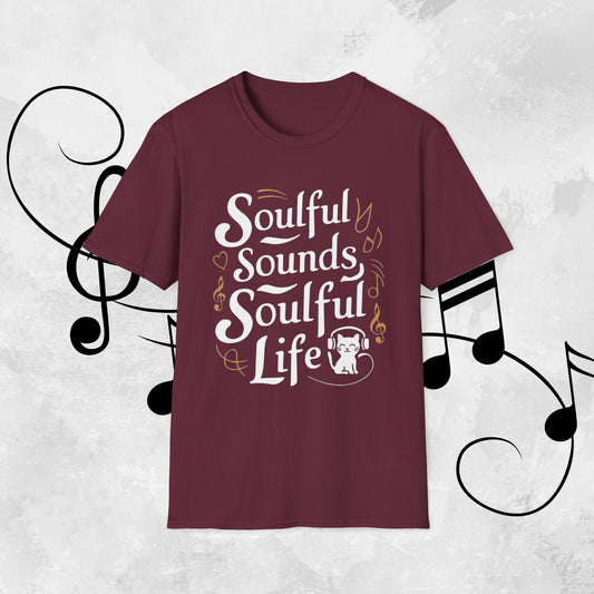 Soulful Sound Soulful Life Cotton Men Tshirt
