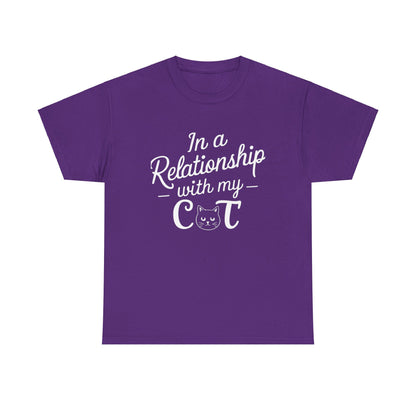 In a Relationships with Cat Relationship Cotton T-Shirt