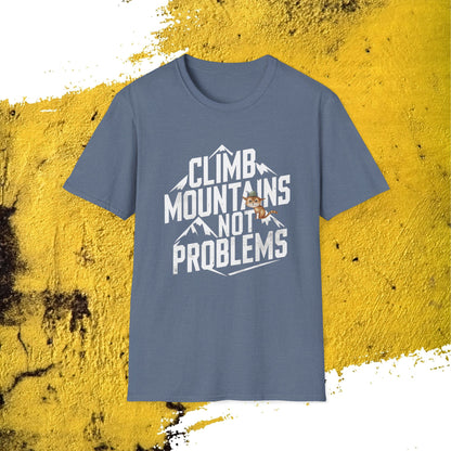 Climb Mountain Cotton Men T-Shirt