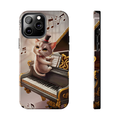 Meowsic Shield Wireless Charging Support Tough Case
