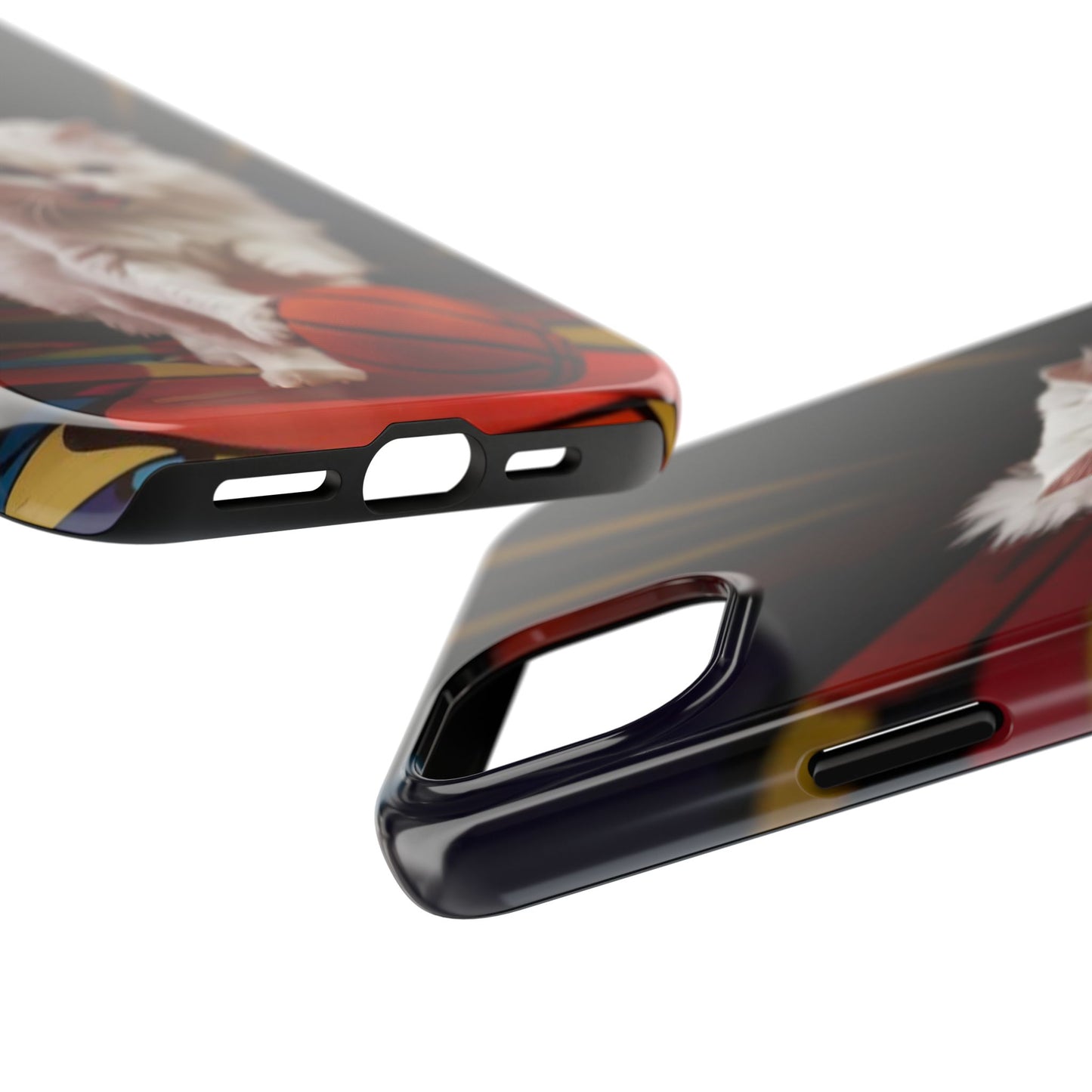 Alley-Oop Meow Wireless Charging Support Tough Case.