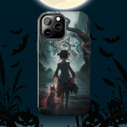 Feline Festivities Wireless Charging Support Tough Case.