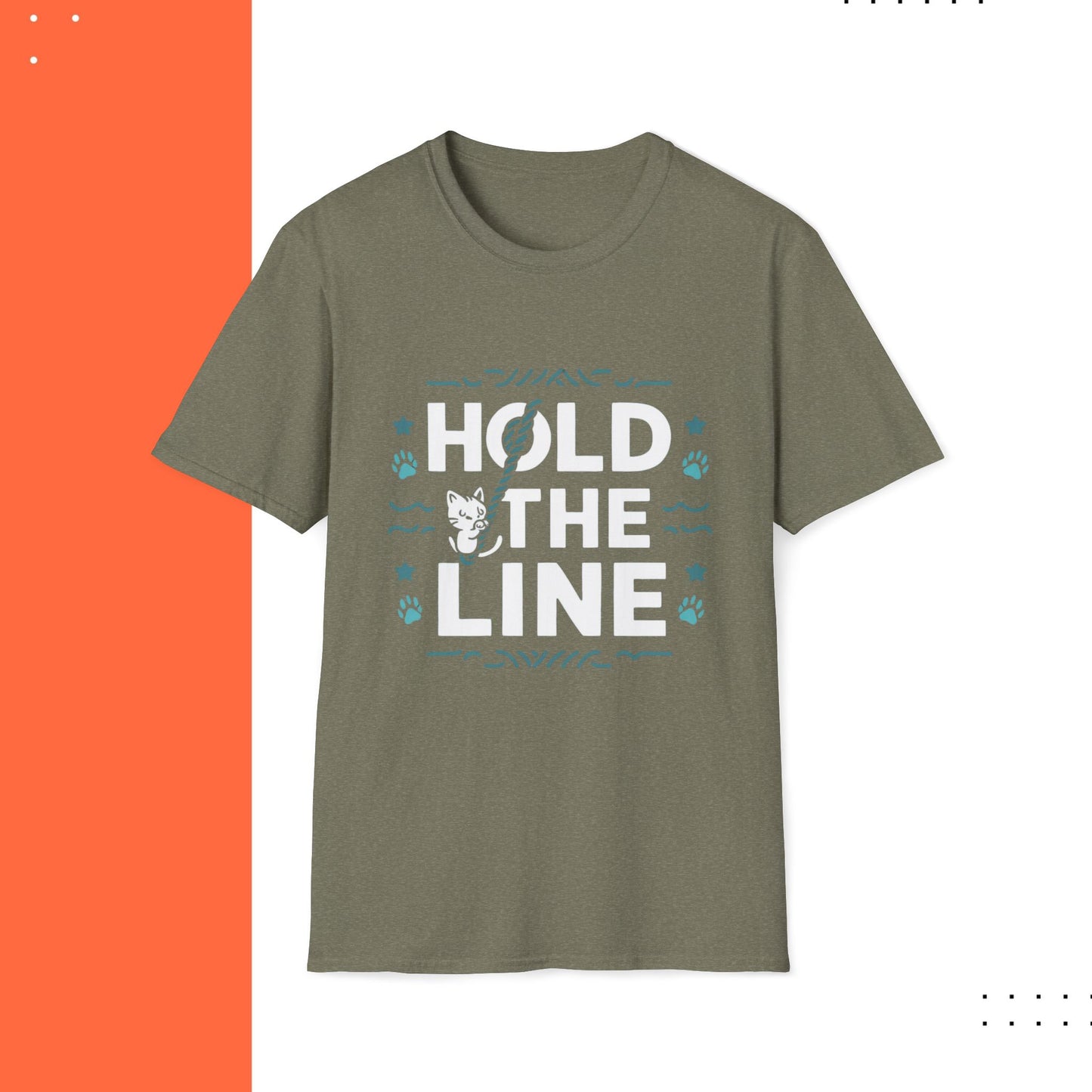 Hold The Line Cotton Tee
