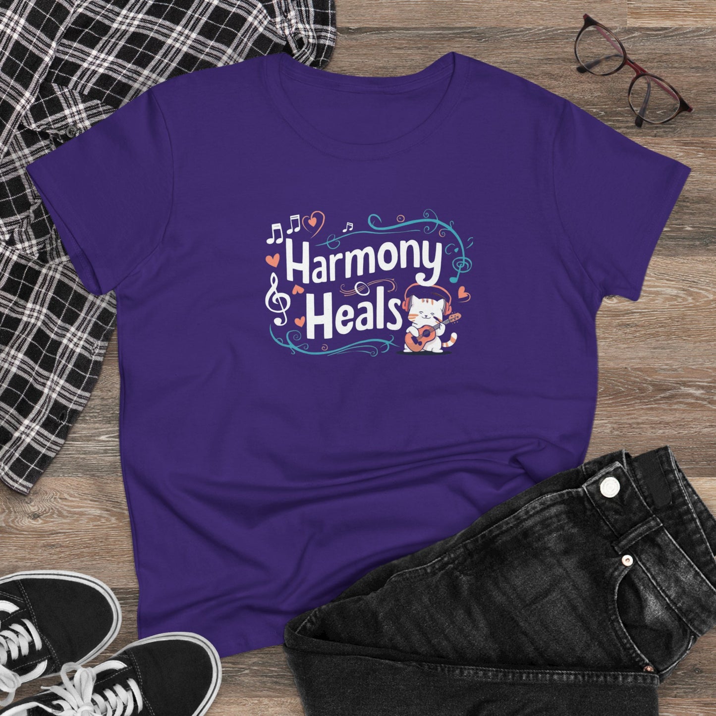 Harmony Heal Women Cotton Tshirt