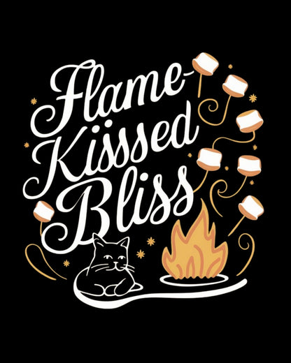 Flame Kiss Bliss Cotton T-Shirt