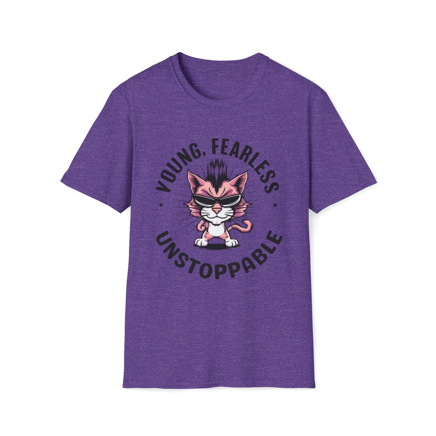 Young Fearless Unstoppable Cotton Men Tee