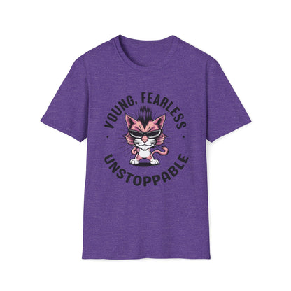 Young Fearless Unstoppable Cotton Men Tee