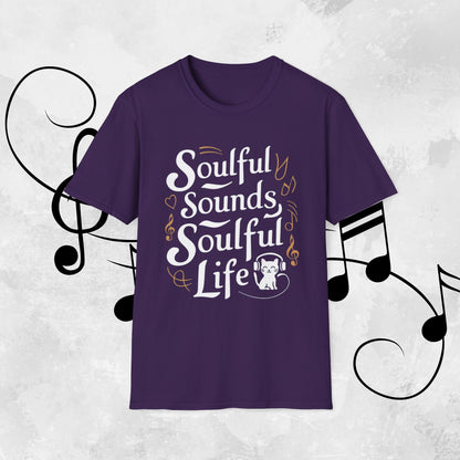 Soulful Sound Soulful Life Cotton Men Tshirt