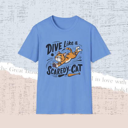 Dive Like Scaredy Cat Cotton Men Tee