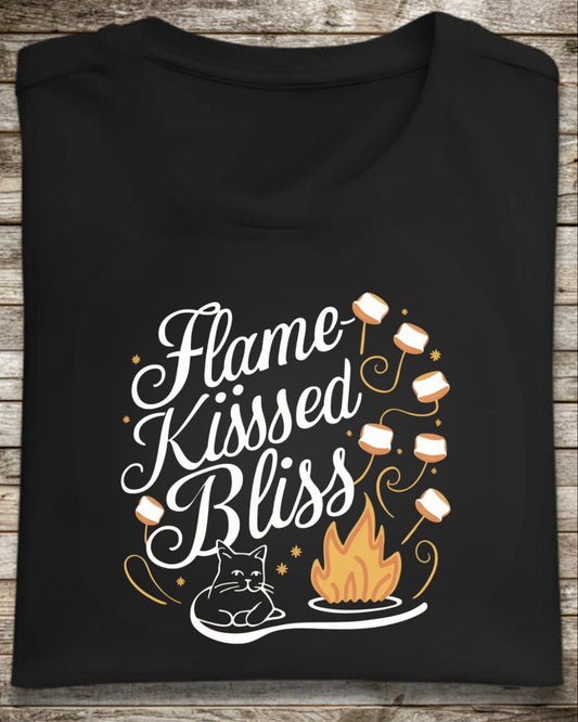 Flame Kiss Bliss Cotton T-Shirt