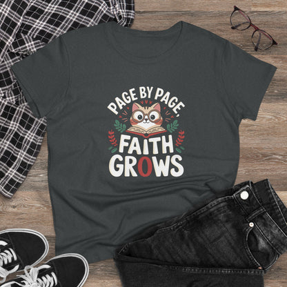Faithful Threads Women Cotton Tshirt