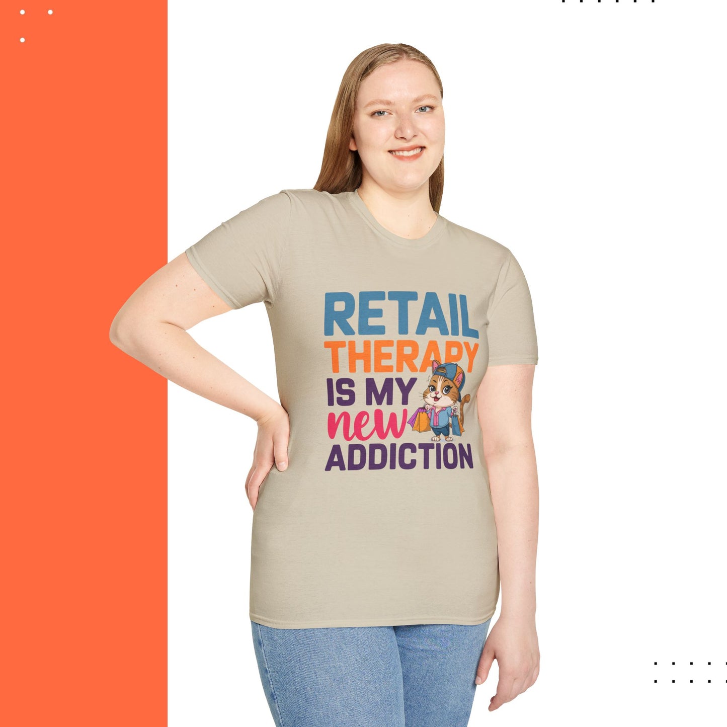 Retail Therapy Cotton T-Shirt