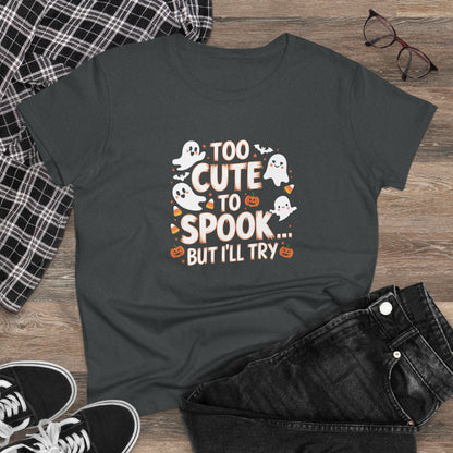Creepy Cheers Women Cotton Tshirt