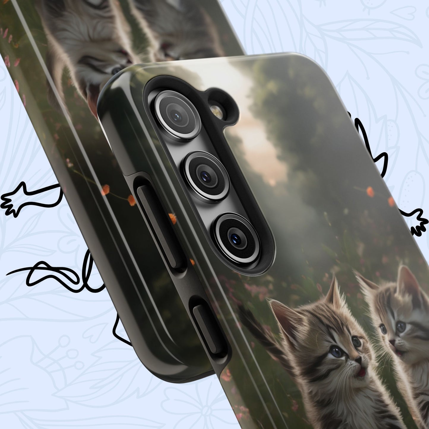 Furever Friends Wireless Charging Support Tough Case
