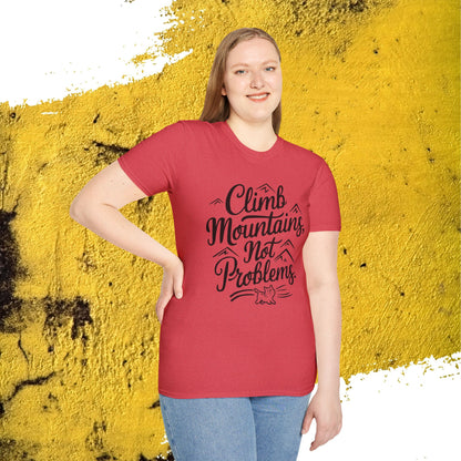 Climb Mountain Cotton T-Shirt