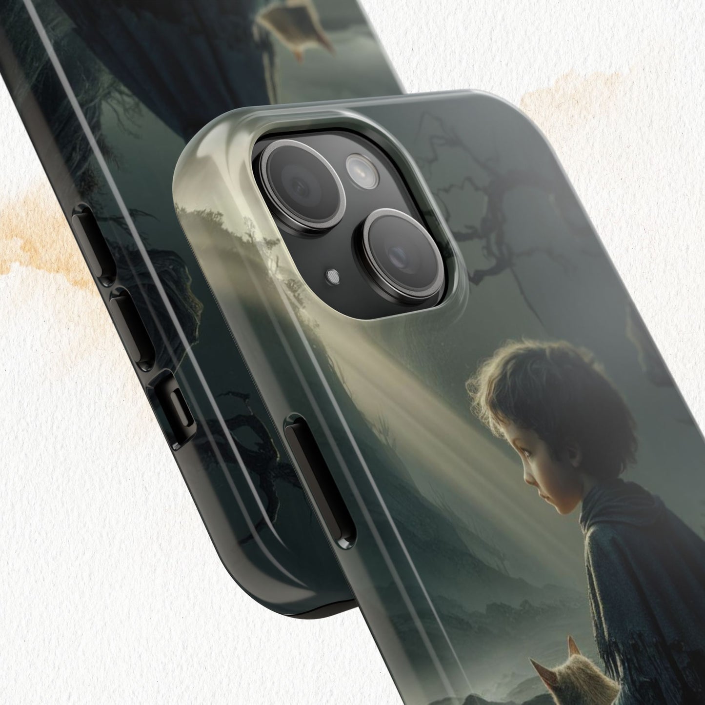 Meowtime Mate Wireless Charging Support Tough Case.